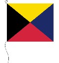 Signal Flagge Z 30 x 36 cm