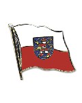 Anstecknadel Thüringen mit Wappen (VE 5 Stück) 2,0 cm