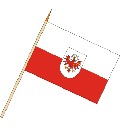 Stockflagge Tirol (VE 10 Stück) 45 x 30 cm