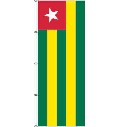 Flagge Togo 500 x 150 cm