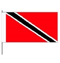 Papierfahnen Trinidad + Tobago  (VE  250 Stück) 12 x 24 cm