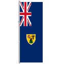 Flagge Turks- und Caicos - Inseln 400 x 150 cm