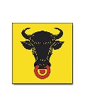 Flagge Uri (Schweiz) 150x150