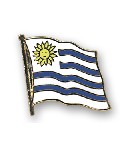 Anstecknadel Uruguay (VE 5 Stück) 2,0 cm