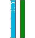 Flagge Usbekistan 200 x 80 cm
