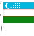 Tischflagge Usbekistan 15 x 25 cm