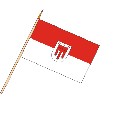 Stockflagge Vorarlberg (VE 10 Stück) 30 x 45 cm