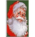 Hochformatflagge Weihnachtsmann 150 x 90 cm Polyester