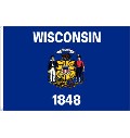 Flagge Wisconsin (USA) 80 X 120 cm