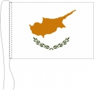 Tischflagge Zypern 15 x 25 cm