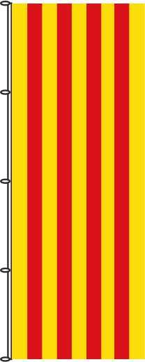 Katalonien (Spanien) - Hochformatflagge
