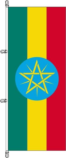 Äthiopien - Hochformatflagge