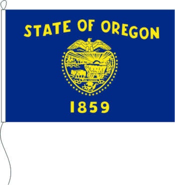 Oregon (USA) 120 x 80 cm - Querformatflagge