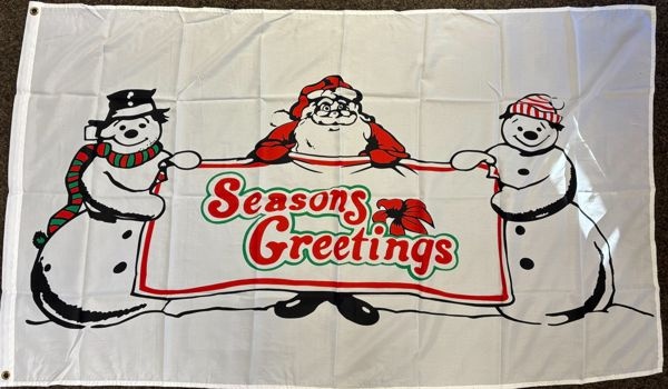 Weihnachten Seasons Greetings - preiswerte Alternative: 150 x 90 cm