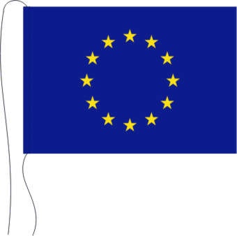 Europa - Tischflagge 25 x 15 cm