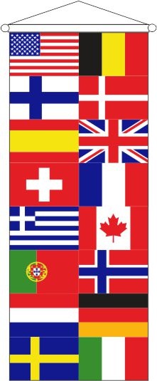 16 Länder - Bannerfahne