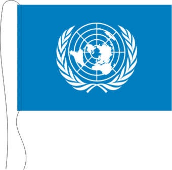 Vereinte Nationen - Tischflagge 25 x 15 cm