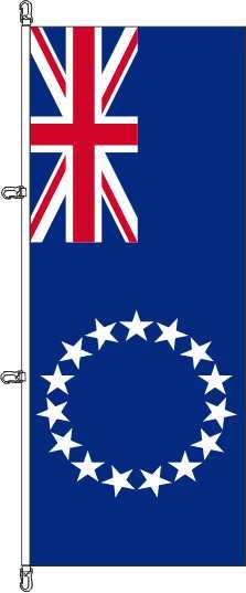 Cook Inseln - Hochformatflagge
