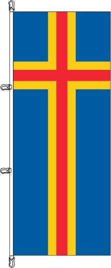 Aland - Hochformatflagge