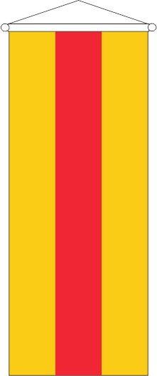 Baden ohne Wappen - Bannerfahne