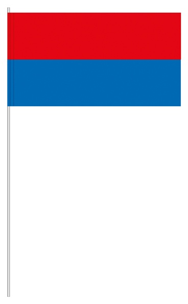 Farbe rot/blau (1 VE = 50 Stück) - Papierfahnen