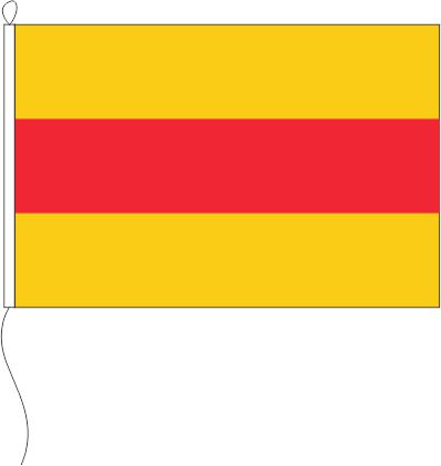 Baden ohne Wappen - Querformatflagge