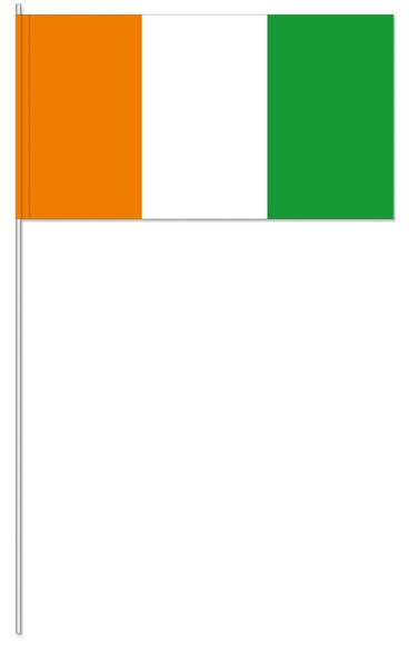 Elfenbeinküste (1 VE = 50 Stück) - Papierfahnen