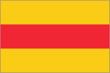 Baden ohne Wappen - Autofahne