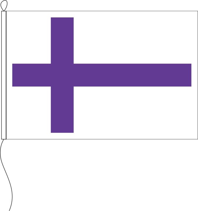 Evangelische Kirchenflagge - Querformatflagge