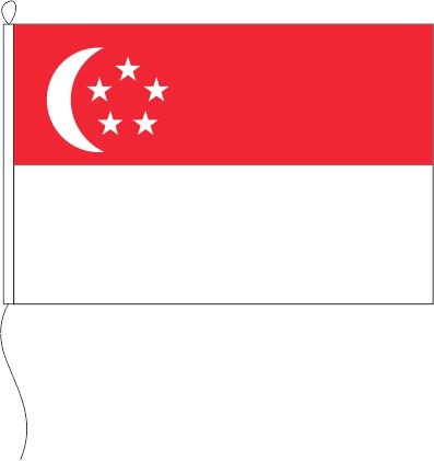 Singapur - Querformatflagge