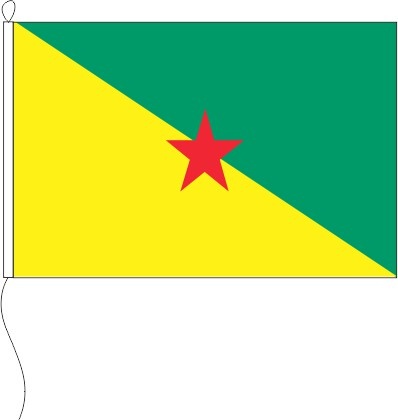 Französisch Guayana - Querformatflagge