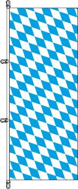 Bayern Raute ohne Wappen - Hochformatflagge