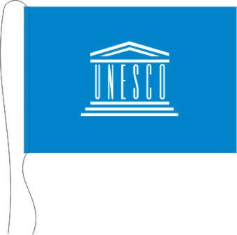 UNESCO - Tischflagge 25 x 15 cm