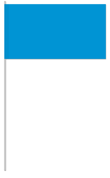 Farbe blau (1 VE = 50 Stück) - Papierfahnen