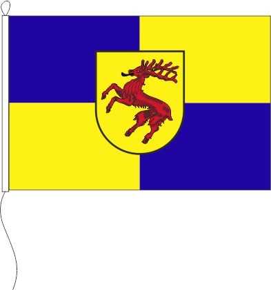 Hirschhorn (Neckar) - Querformatflagge