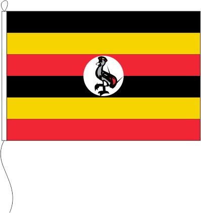 Uganda - Querformatflagge