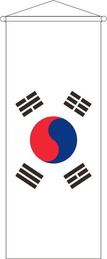Korea Süd - Bannerfahne