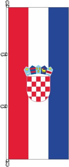 Kroatien - Hochformatflagge