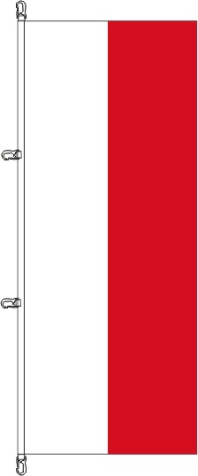 Polen - Hochformatflagge
