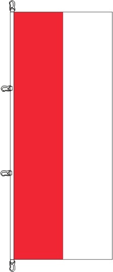 Monaco - Hochformatflagge