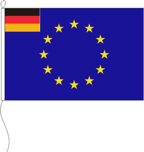 Europa (Deutschland in der Gösch) - Querformatflagge