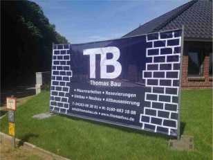 Logo Bauzaunbanner - Digitaldruck - Bauzaunbanner