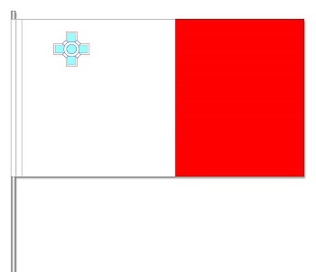 Malta (1 VE = 50 Stück) - Papierfahnen