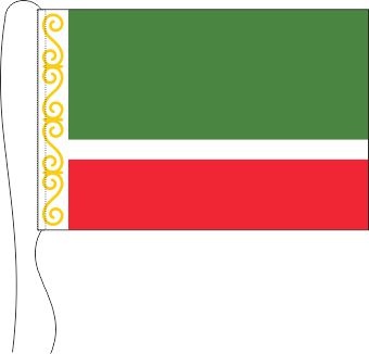 Tschetschenien - Tischflagge 25 x 15 cm