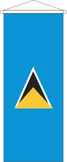 St. Lucia - Bannerfahne