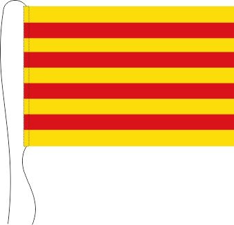 Katalonien - Tischflagge 25 x 15 cm