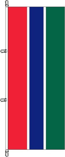 Gambia - Hochformatflagge