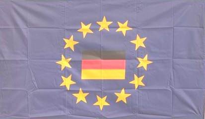 Europa (Deutschland Fahne im Sternenkreis) - preiswerte Alternative: 150 x 90 cm