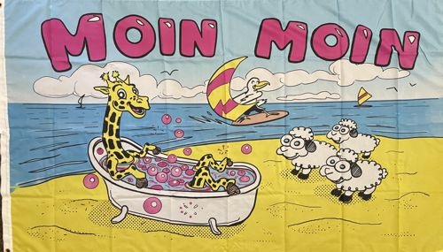 Moin Moin Giraffe - preiswerte Alternative: 150 x 90 cm