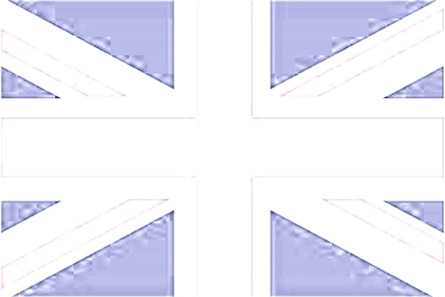 Großbritannien - Autofahne
